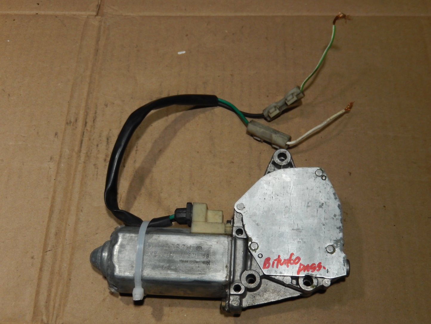 Maserati 1984 - 91 Biturbo Passengers Side Window Motor