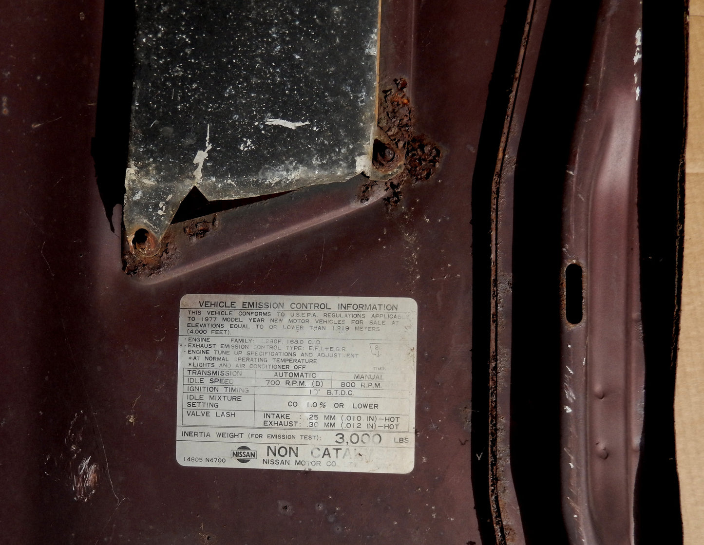 Datsun 280Z Hood (Handy Man's Special)