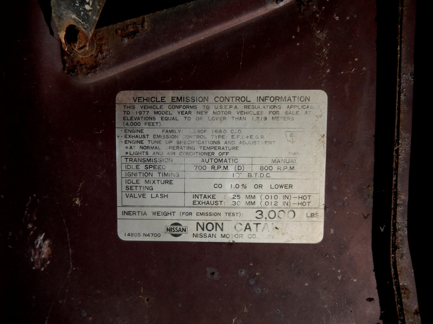 Datsun 280Z Hood (Handy Man's Special)