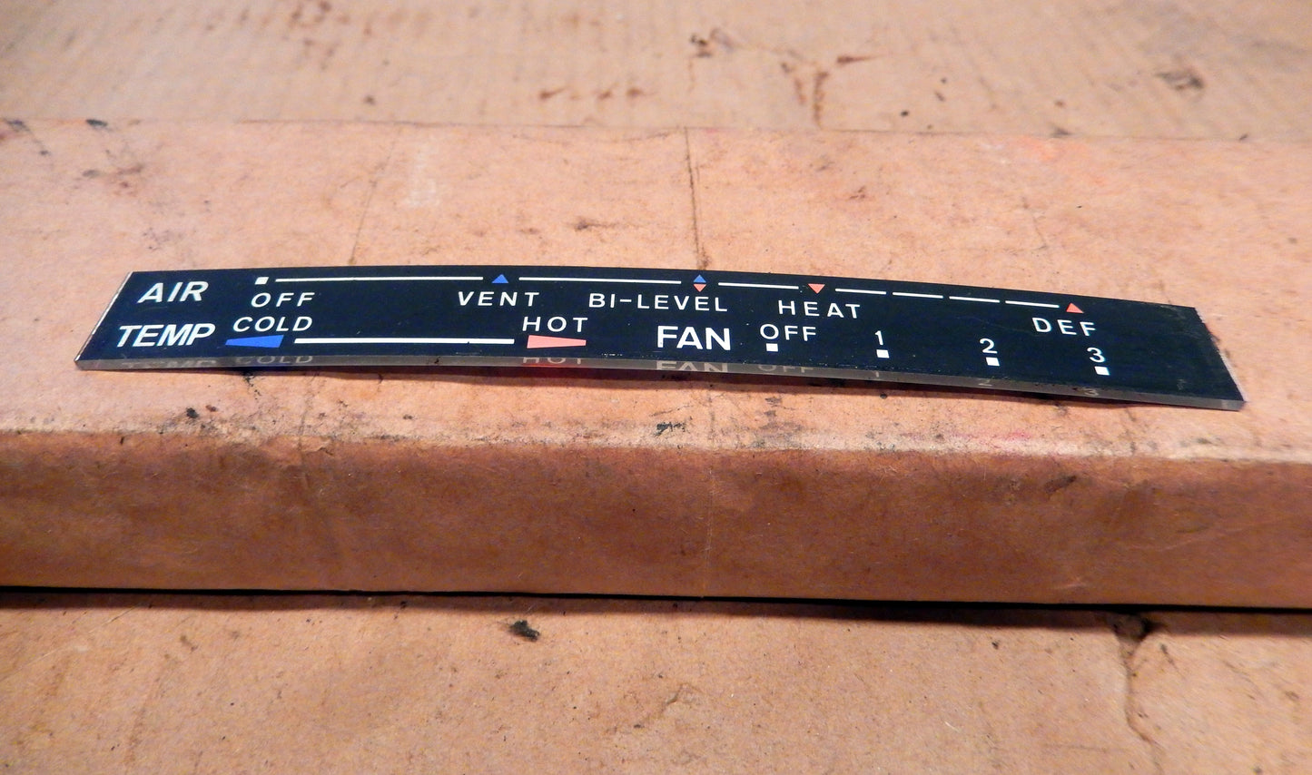 Datsun 280Z Climate Control Graphics Bar