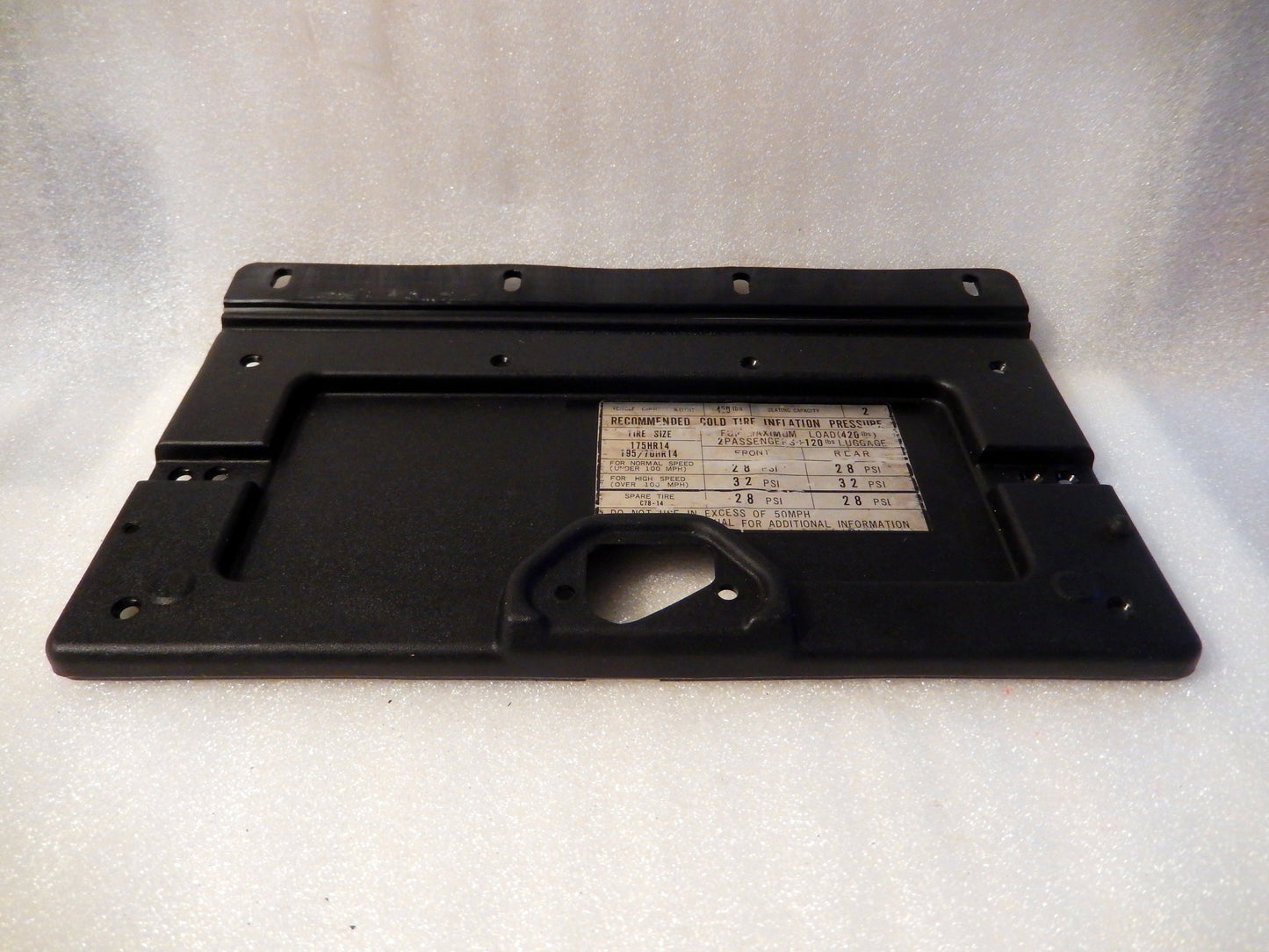 Datsun 280Z Glove Box Lid Hinge Plate