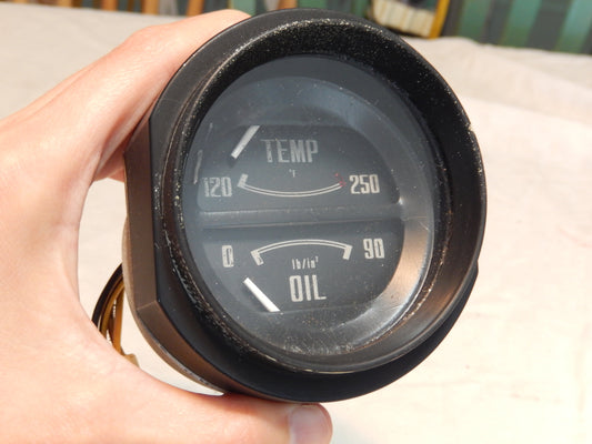 Datsun 240Z Water Temperature/Oil Pressure Gauge