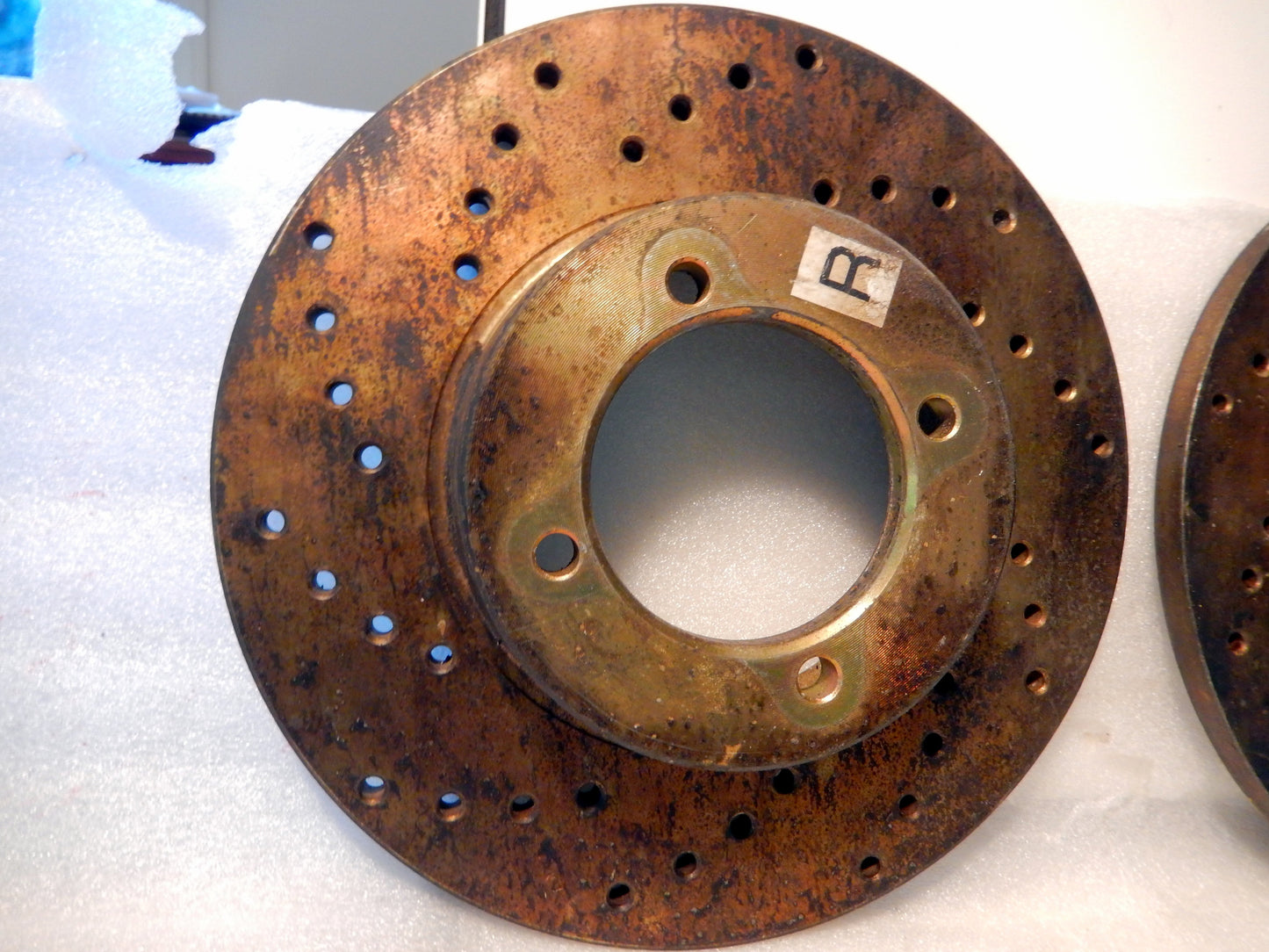 Datsun 240Z Pair of NOS Slotted Front Brake Rotors