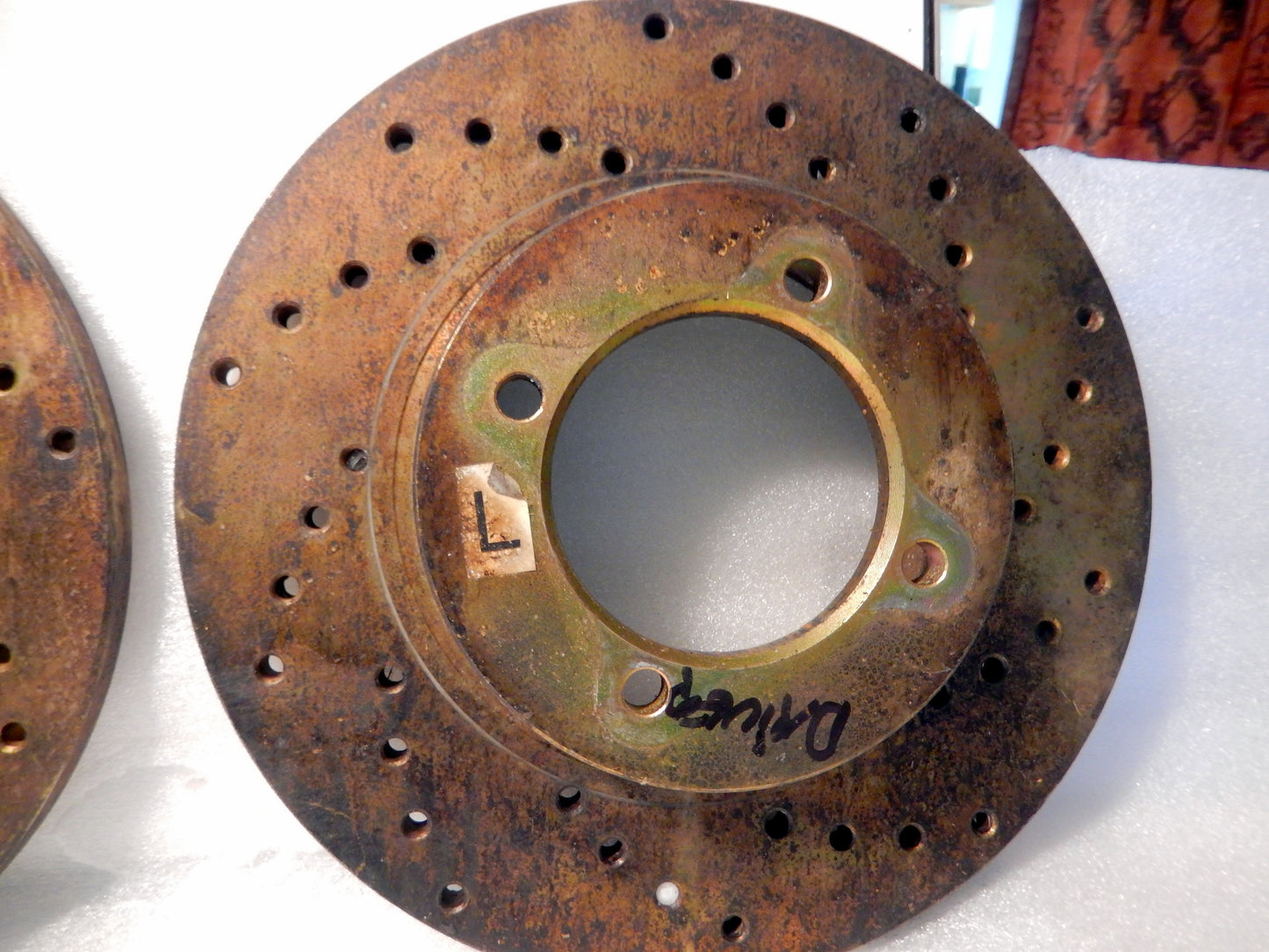 Datsun 240Z Pair of NOS Slotted Front Brake Rotors