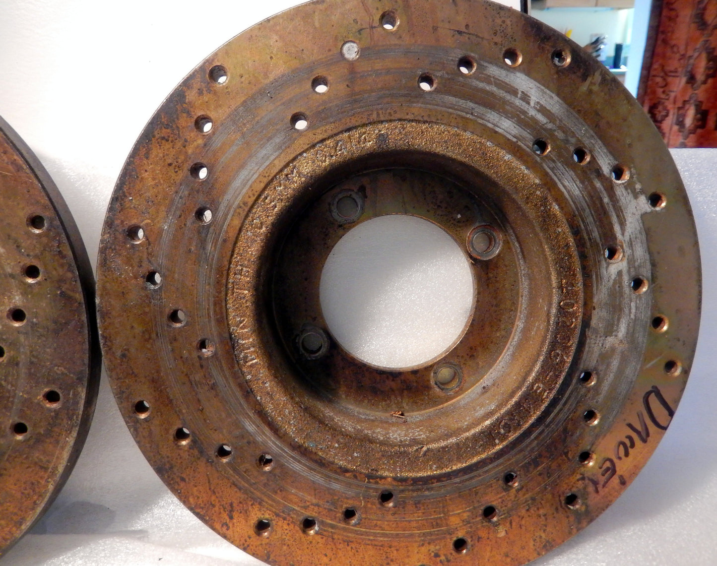 Datsun 240Z Pair of NOS Slotted Front Brake Rotors