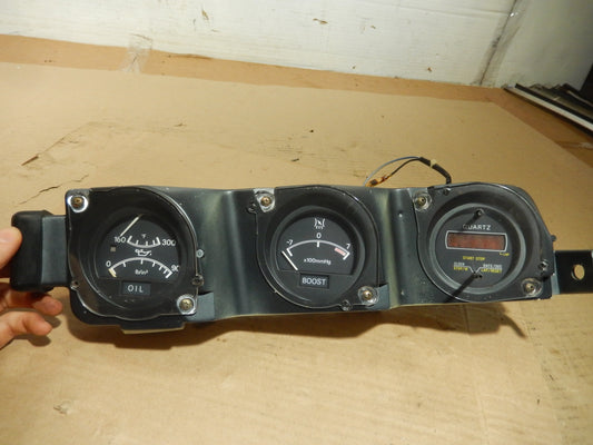 1982 Datsun 280ZX Turbo Three Gauge Instrument Cluster