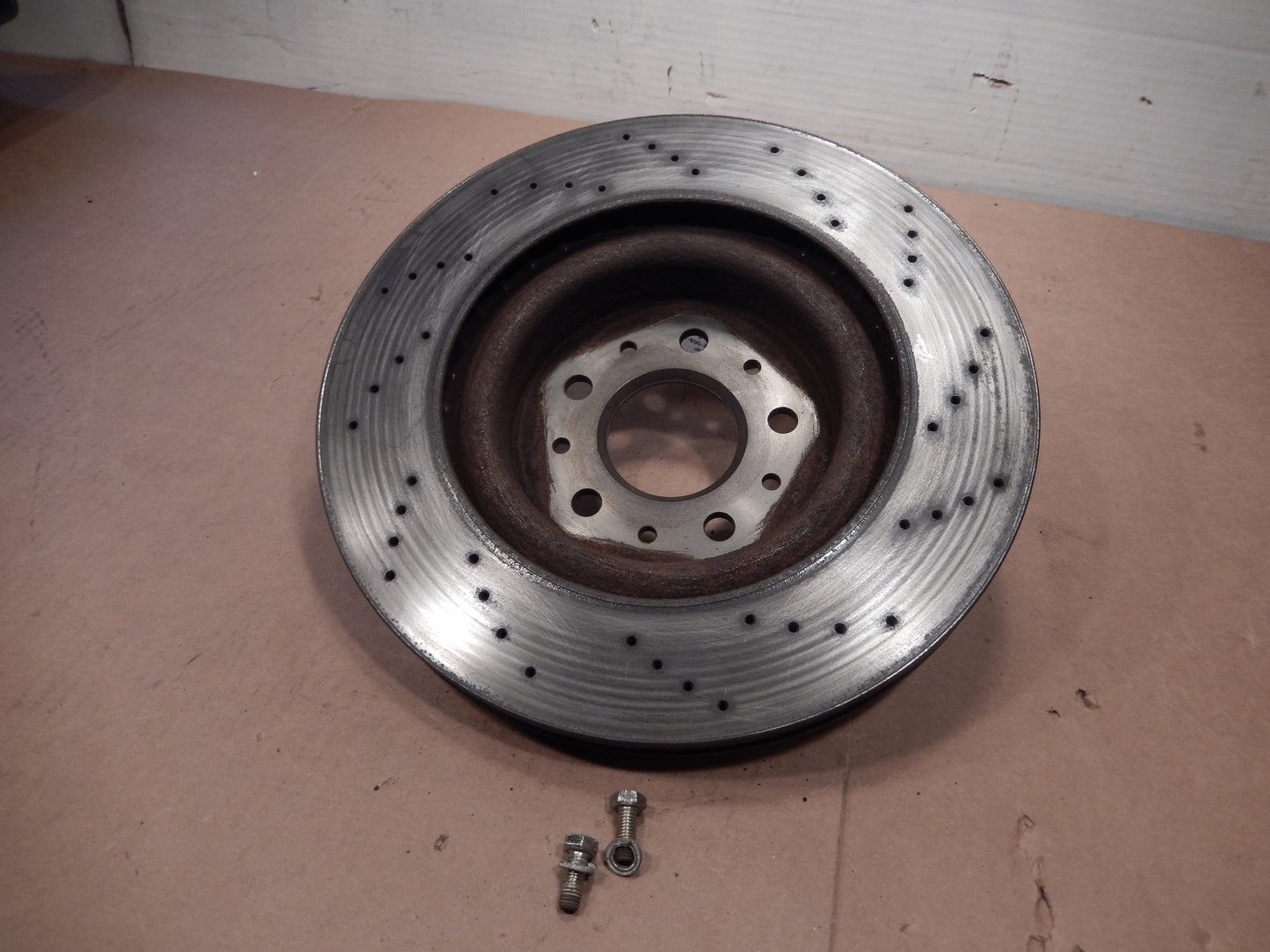 Maserati Quattroporte Front Drivers Side Drilled Brake Rotor