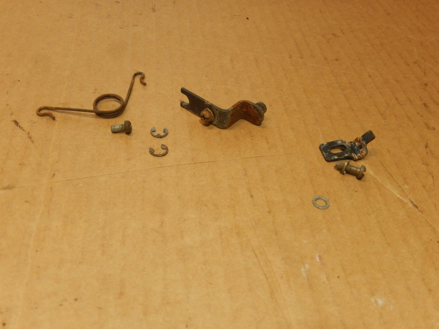 Datsun 240Z Series One Heater Box Flap Levers + Spring + Clips + Fasteners