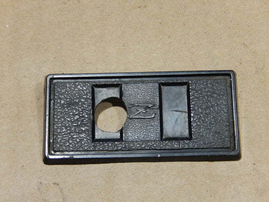 Datsun 240Z Center Console " Z " Badge