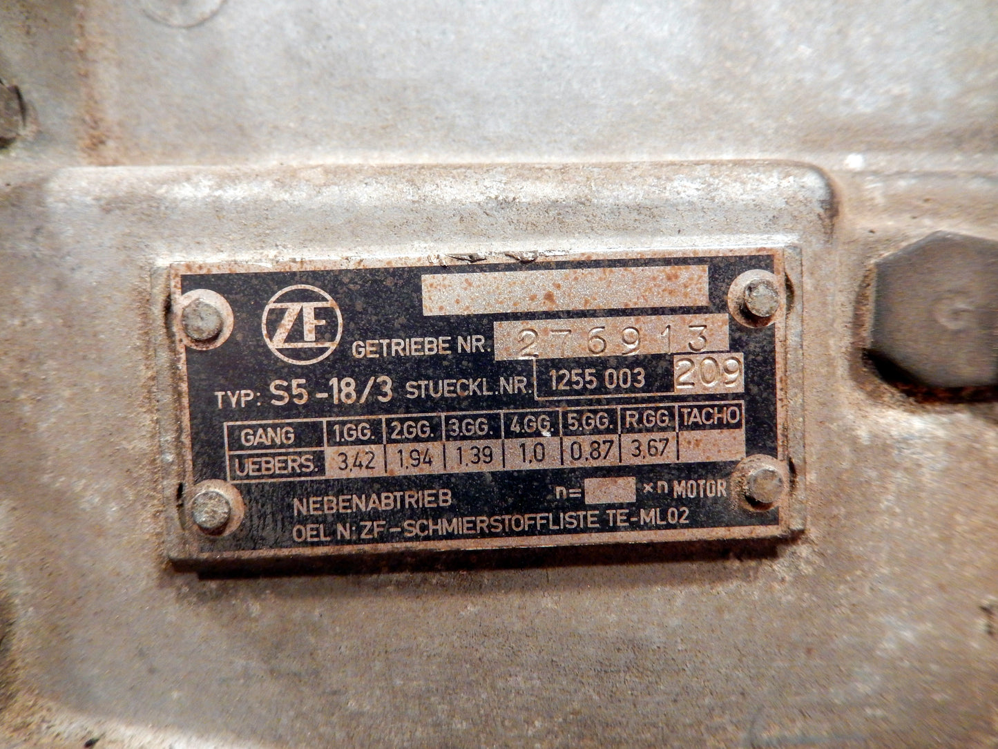 Maserati Biturbo 1984-1987 5-Speed Transmission
