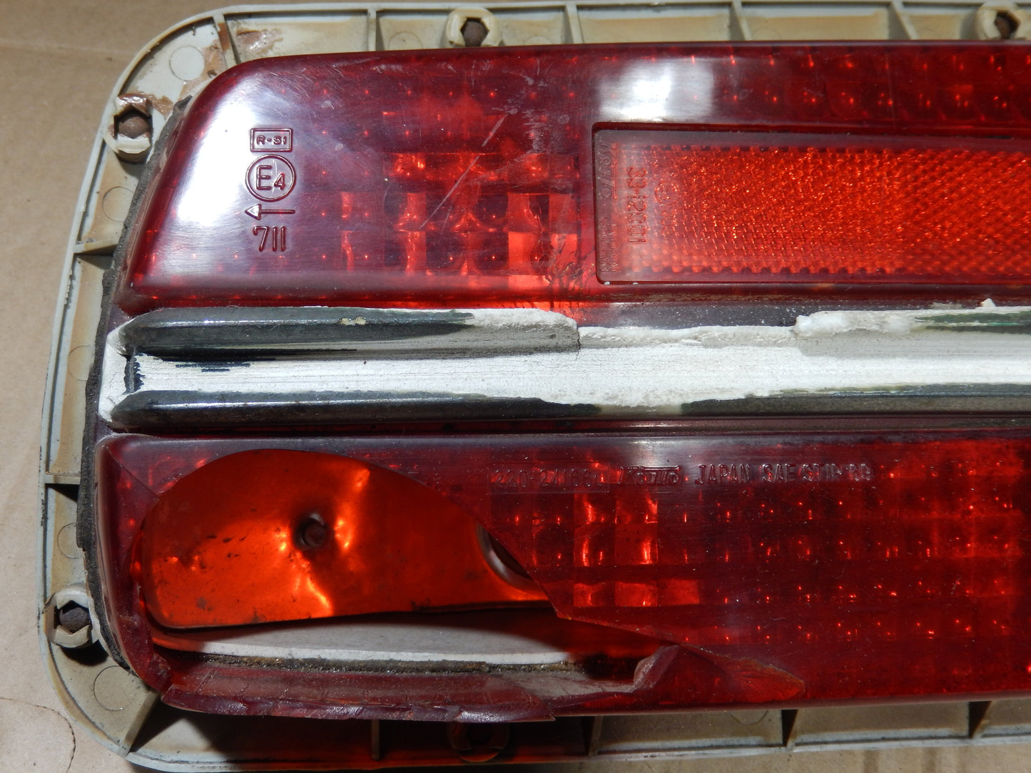 Datsun 240Z Rear Drivers Side Tail Light    Parts Only