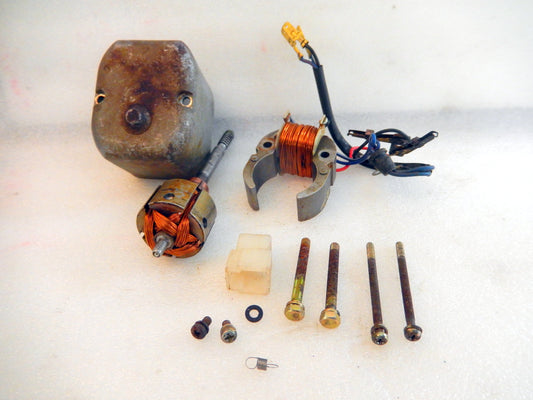 Datsun 280Z - 280ZX H-80 Antenna Motor, Case, and Fasteners